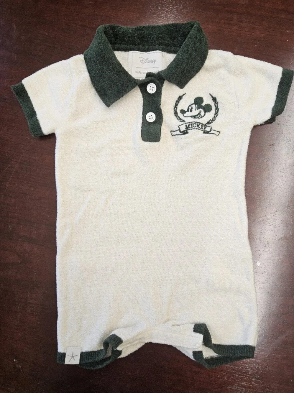 Barefoot Dreams X Disney Cozy Chic Ultra Light Mickey Mouse Romper